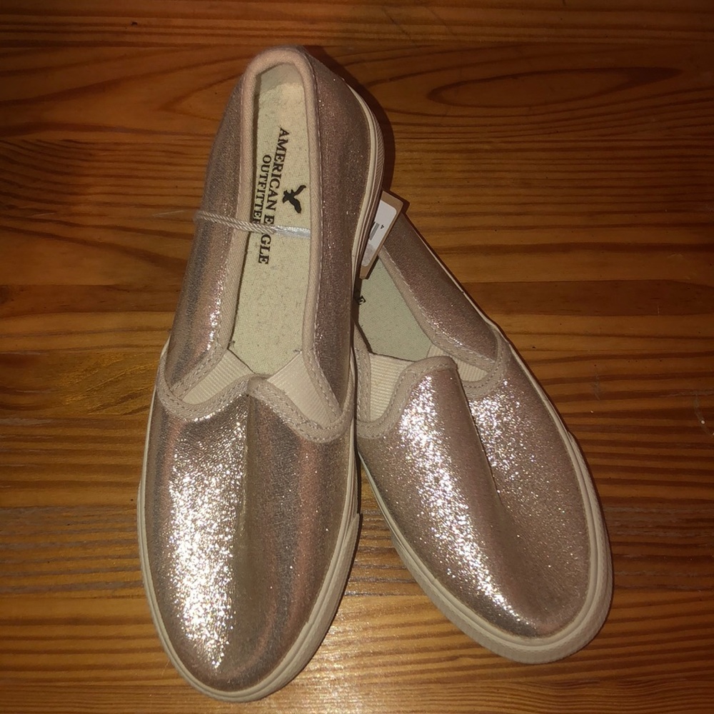 American Eagle Gold Slip Ons